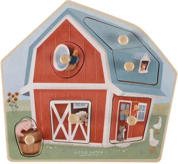 Træpuslespil - Little Farm